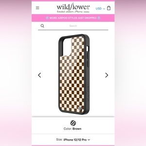Wildflower iPhone 12/12 pro phone case